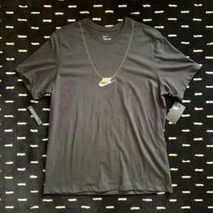 Nike T-shirt With Embroidered Logo Chain